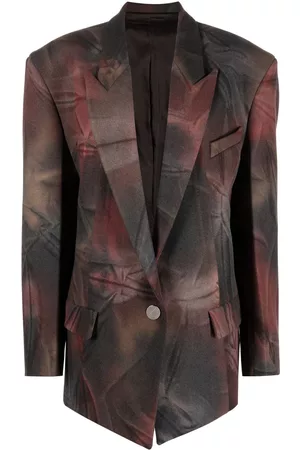 The Attico Glen tie-dye oversized blazer