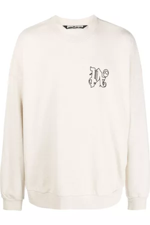 Palm Angels Logo-print cotton sweatshirt