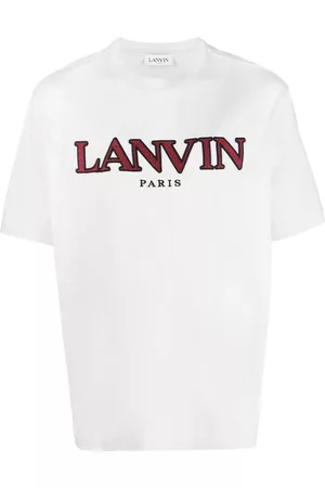 Lanvin Men Short Sleeve - Logo-appliqué T-shirt