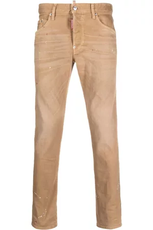 Dsquared2 Paint-splatter detailed skinny jeans