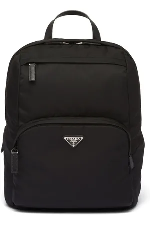 Prada Triangle-logo zipped backpack