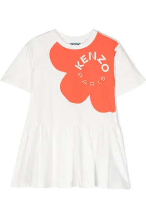 Kenzo Logo-print cotton dress