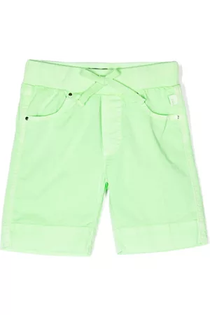 Il gufo Drawstring-waist stretch-cotton shorts