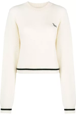 Marni Logo-embroidered waffle-knit jumper