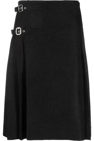 Jean Paul Gaultier Men Shorts - Iconic buckle-embellished pleated kilt
