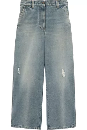 Palm Angels Paris wide-leg jeans