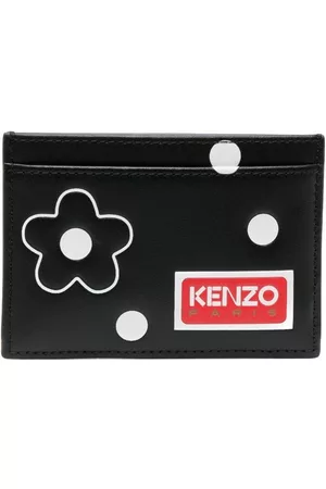 Kenzo Women Wallets - Floral-print leather wallet