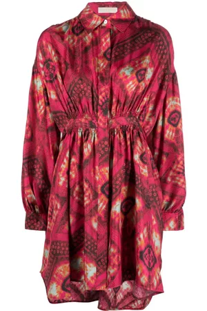 ULLA JOHNSON Jude printed silk shirtdress