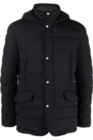 MOORER Padded wool jacket
