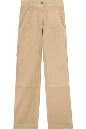 Palm Angels Mid-rise straight-leg trousers