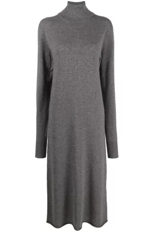 Jil Sander High-neck cashmere knitted dress