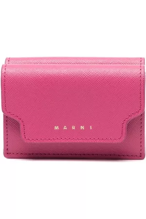 Marni Women Wallets - Tri-fold leather wallet