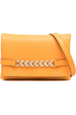 Victoria Beckham Chain Pouch leather tote bag