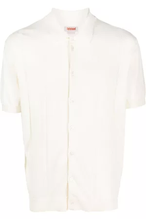 Baracuta Men Polo Shirts - Button-up cotton polo shirt