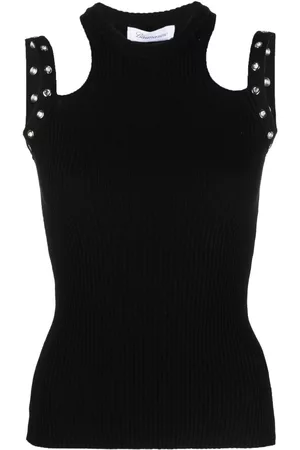 BLUMARINE Sleeveless knitted top