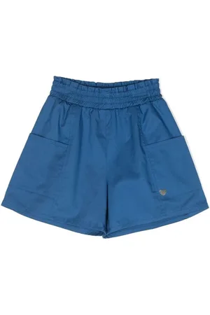 MONNALISA Logo-charm wide-leg shorts