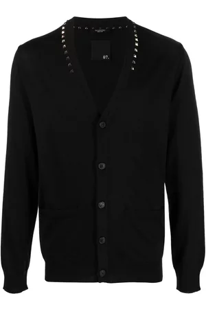 VALENTINO GARAVANI Rockstud-embellished wool cardigan