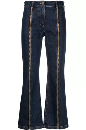 Moschino Women Bootcut & Flares - Scallop-edge flared jeans