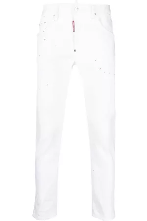 Dsquared2 Skater paint-splatter skinny jeans