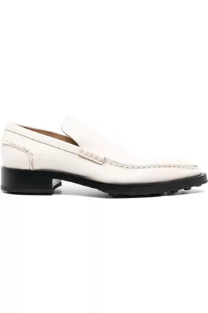 Jil Sander Pointed-toe leather loafers