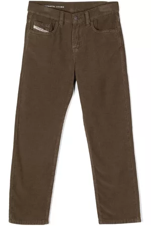 Diesel Logo-patch corduroy trousers
