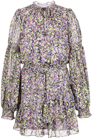 Ted Baker Floral-print tiered mini dress