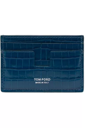 Tom Ford Men Wallets - Logo-debossed leather cardholder