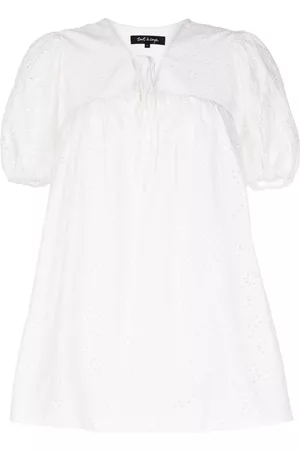tout a coup Lace A-line cotton top