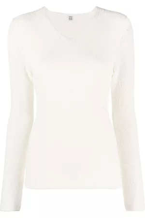 Totême V-neck knitted jumper