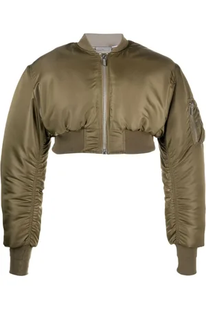 VTMNTS Cropped padded bomber jacket