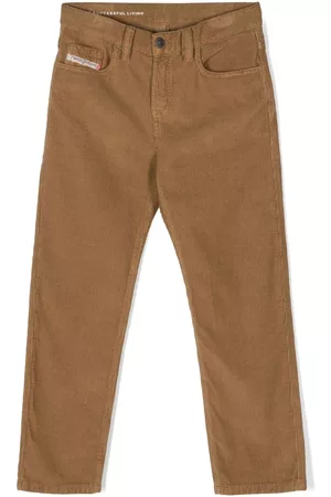 Diesel Logo-patch corduroy trousers