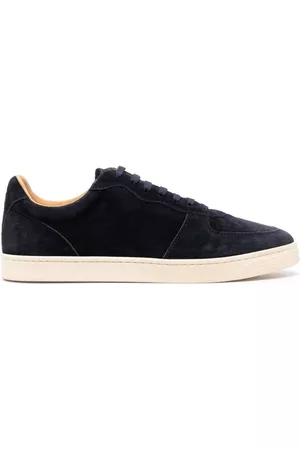 Brunello Cucinelli Men Sneakers - Low-top suede sneakers