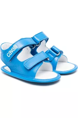 Roberto Cavalli Shoes - Logo-print touch-strap sandals