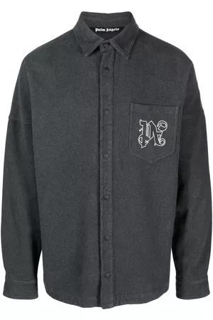Palm Angels Logo-print shirt jacket