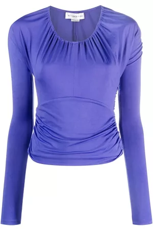 Victoria Beckham Gathered stretch-jersey top