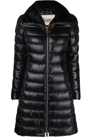 HERNO High-shine long padded coat