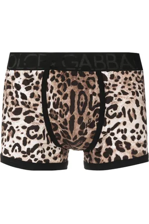 Dolce & Gabbana Leopard-print stretch-cotton boxers