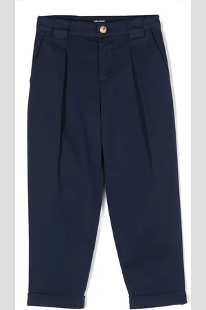 Balmain Stretch-cotton tailored trousers