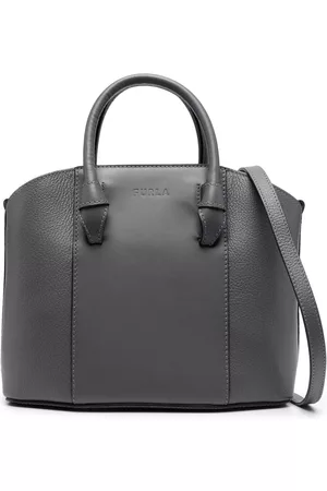 Furla Women Handbags - Logo-debossed leather tote bag