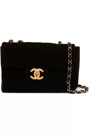 CHANEL Women Shoulder Bags - 1990s Jumbo velvet shoulder bag