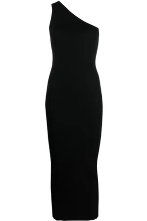 Totême One-shoulder ribbed-knit dress