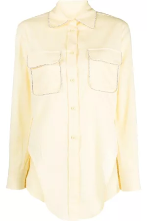 Forte Dei Marmi Crystal-embellished linen-cotton shirt