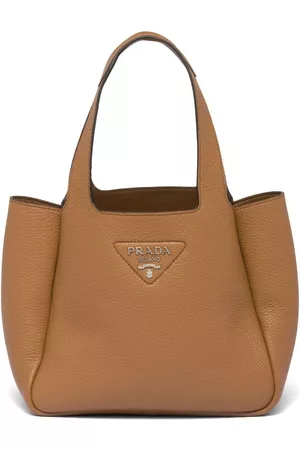 Prada Women Handbags - Logo plaque tote bag