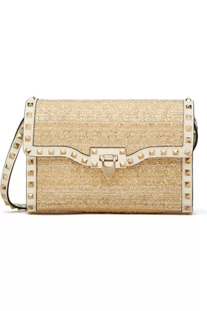 VALENTINO GARAVANI Women Shoulder Bags - Small Rockstud bouclé shoulder bag