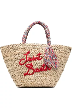 MC2 SAINT BARTH Women Handbags - Woven straw tote bag