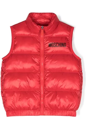 Moschino Logo-print padded gilet