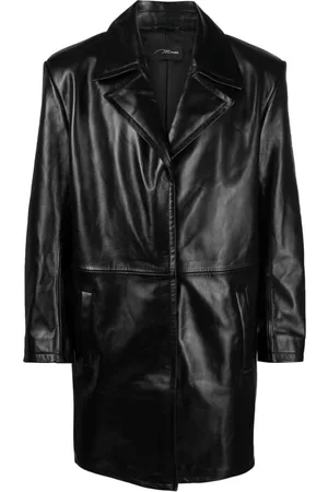 Manokhi Single-breasted leather coat