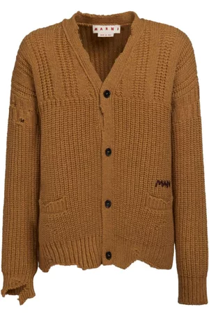 Marni Distressed wool cardigan