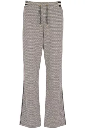 Balmain Mini monogram-jacquard track pants