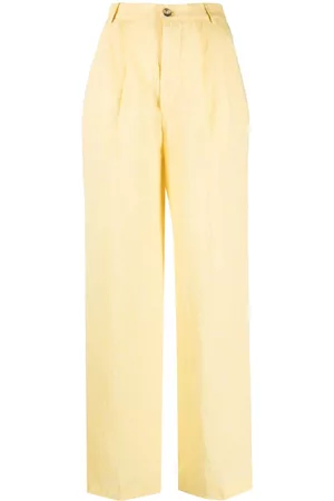 Forte Dei Marmi High-waisted straight-leg linen trousers